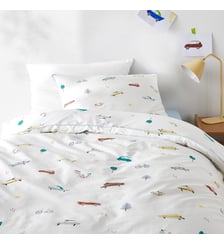 Parure de lit 50% coton recyclé La Redoute Interieurs