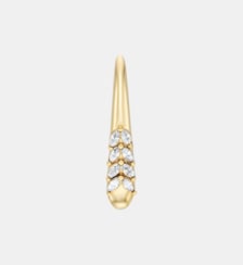 Boucle d'oreille puce Velours argent Nebuleuse Bijoux