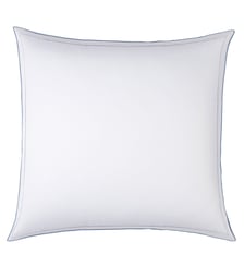 Taie D'oreiller Pure White Satin Lavé Stone Finition Black Drouault