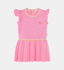 Robe tricot à manches courtes Billieblush
