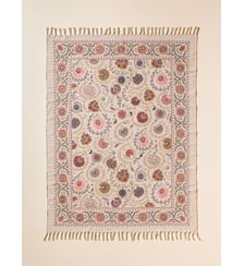 Tapis Flore en coton - Taille M Cyrillus