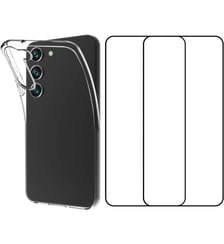 Pack Samsung S23+ Coque souple + verre trempe Essentiel B