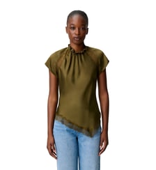 Top satiné col victorien Claudie Pierlot