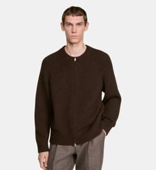 Cardigan style bomber à zip Sandro
