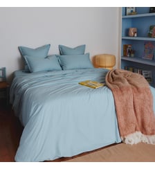 Taie d'oreiller en percale de coton Desforges