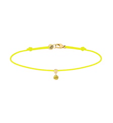 Bracelet Cordon BB - Saphir jaune 0,15ct - Or jaune 750‰ La Brune & La Blonde