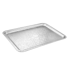 Plateau rectangulaire en métal argenté - 42 x 32 cm - JARDIN D'EDEN Christofle