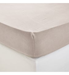Drap Housse  Lin lavé légèrement froissé Madura