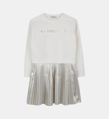 Robe manches longues bi-matières Michael Kors Kids