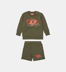 Survêtement avec logo Diesel Kids
