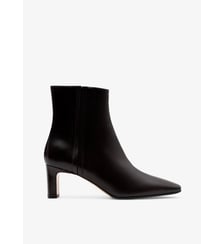 Elena - Bottines En Cuir Veau Lisse Expresso Parallèle