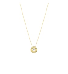 Collier MINI LUNE - Diamant solitaire 0,07ct - Or jaune 750‰ La Brune & La Blonde