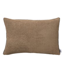 Housse de coussin unie en lin et velour, VOLTAIRE Alexandre Turpault
