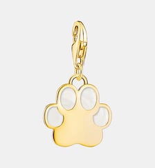 Pendentif Charm patte de chien orné d’émail à froid blanc Thomas Sabo
