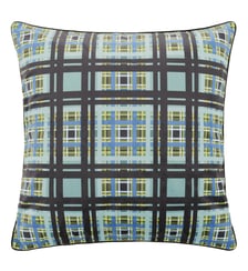 Housse de coussin imprimée en velour, CHENNAI AZURE Designers Guild