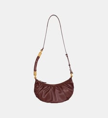 Sac Ebene Hobo en cuir de veau Balmain