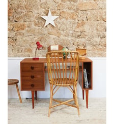 Bureau années 70 en bois Yvan N°537- Produit chiné Debongout
