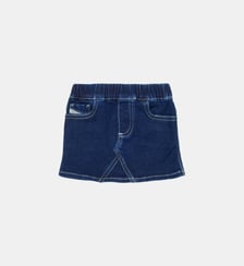 Jupe en denim avec logo Diesel Kids