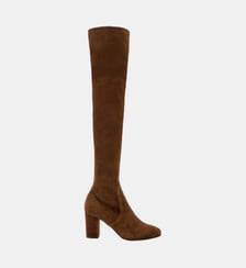 Zarcas - Cuissardes En Cuir Velours Stretch Cognac Parallèle