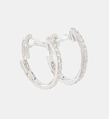 Créoles ovales zircon et argent garati 925 Balaboosté