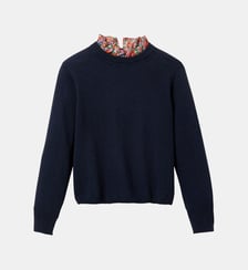 Pull  col tissu Liberty Cyrillus