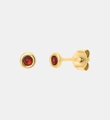 Boucles d'oreilles dorées onyx - tiny Caroline Najman