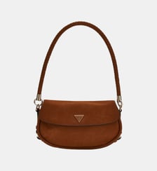 Sac d’épaule en daim Danya Guess