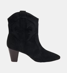 Bottines western à talons Casey en cuir Ba&sh