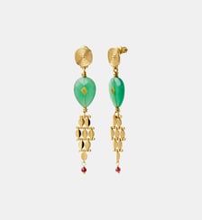 Boucles d'oreilles tiges percées   - Babylone Satellite