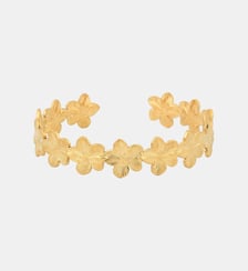 Manchette fleur dorée acier inoxydable Balaboosté