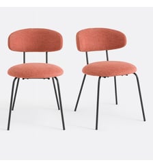 Lot de 2 chaises tissu La Redoute Interieurs