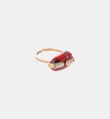 Bague avec cabochon coloré PRECIEUSE Hipanema