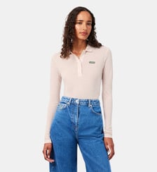 Polo manches longues jersey doux slim fit Lacoste