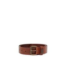 Ceinture  3.5 cm en cuiravec boucle en métal griffée Diesel