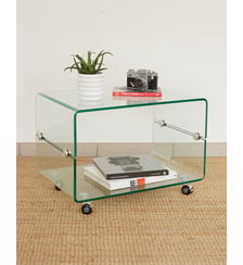 Table basse en verre Donna N°1658 - Produit chiné Debongout