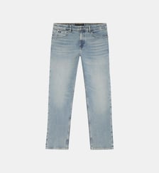 Jean droit en coton effet délavé  BOSS