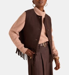 Gilet À Franges Paige En Laine Maison 123