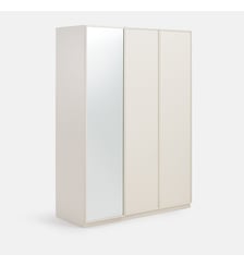 Armoire 3 portes dont 1 avec miroir, penderie et lingère La Redoute Interieurs