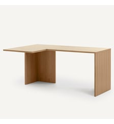 Plateau d'angle plaqué chêne L165 cm AM.PM