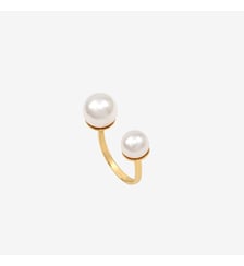 Bague plaquée or venitian - las vegas Caroline Najman