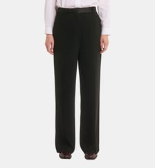 Pantalon fluide à ceinture en satin - MAIRA Pablo