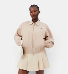 Veste gabardine stretch double col Lacoste