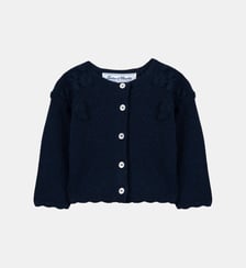 Cardigan -  laine broderie main fleurs Tartine Et Chocolat
