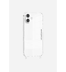 Coque de téléphone transparente anti-choc avec anneaux pour iPhone 16 Plus La Coque Française