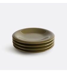 Lot de 4 assiettes à dessert, grès émaillé La Redoute Interieurs