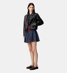 Veste courte cuir noir Claudie Pierlot