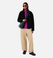 Veste sherpa col montant Lacoste
