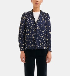 Chemise fleurie à volants - LOVIA Pablo
