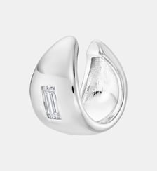 Earcuff Bacio Blanc Or Nebuleuse Bijoux