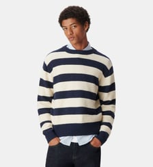 Pull tricot rayé Ikks
